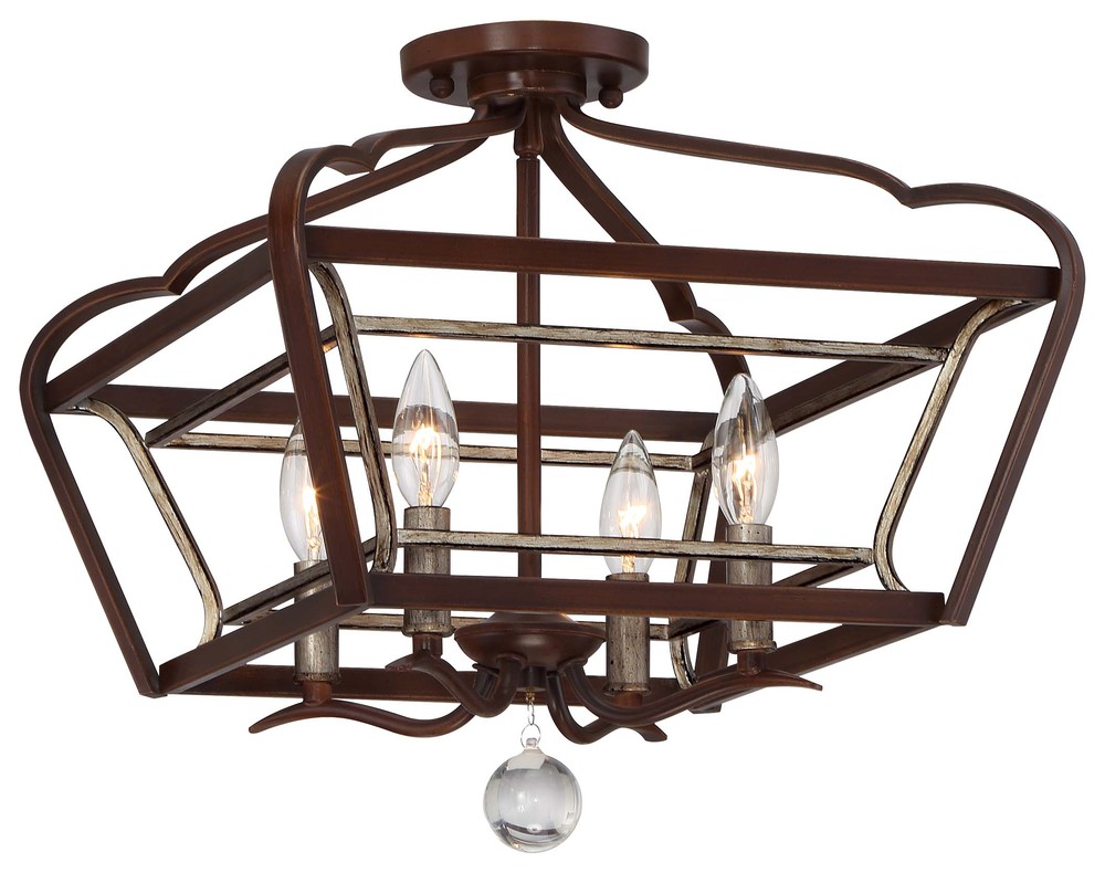 Astrapia - 4 Light Semi Flush