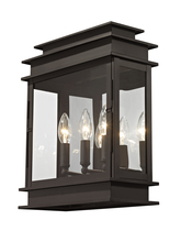 Livex Lighting 20204-07 - 3 Light Bronze Outdoor Wall Lantern