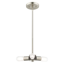 Livex Lighting 51133-91 - 3 Lt Brushed Nickel Mini Chandelier