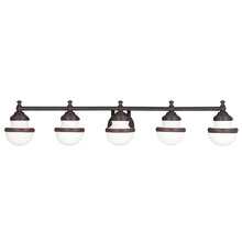 Livex Lighting 5715-67 - 5 Light Olde Bronze Bath Light