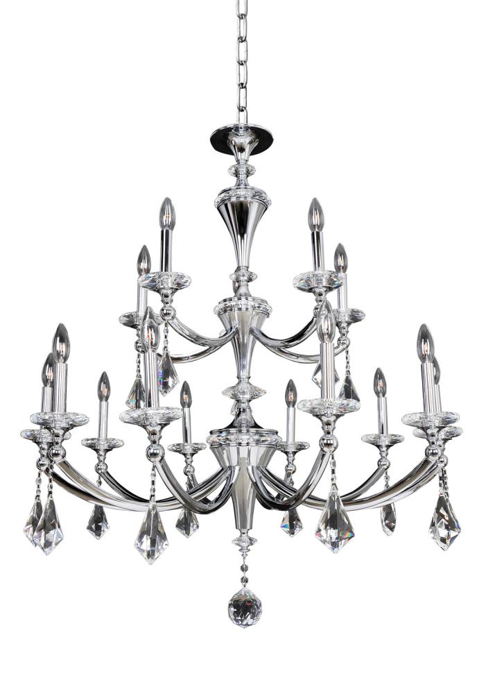 Floridia (10+5) Light 2 Tier Chandelier