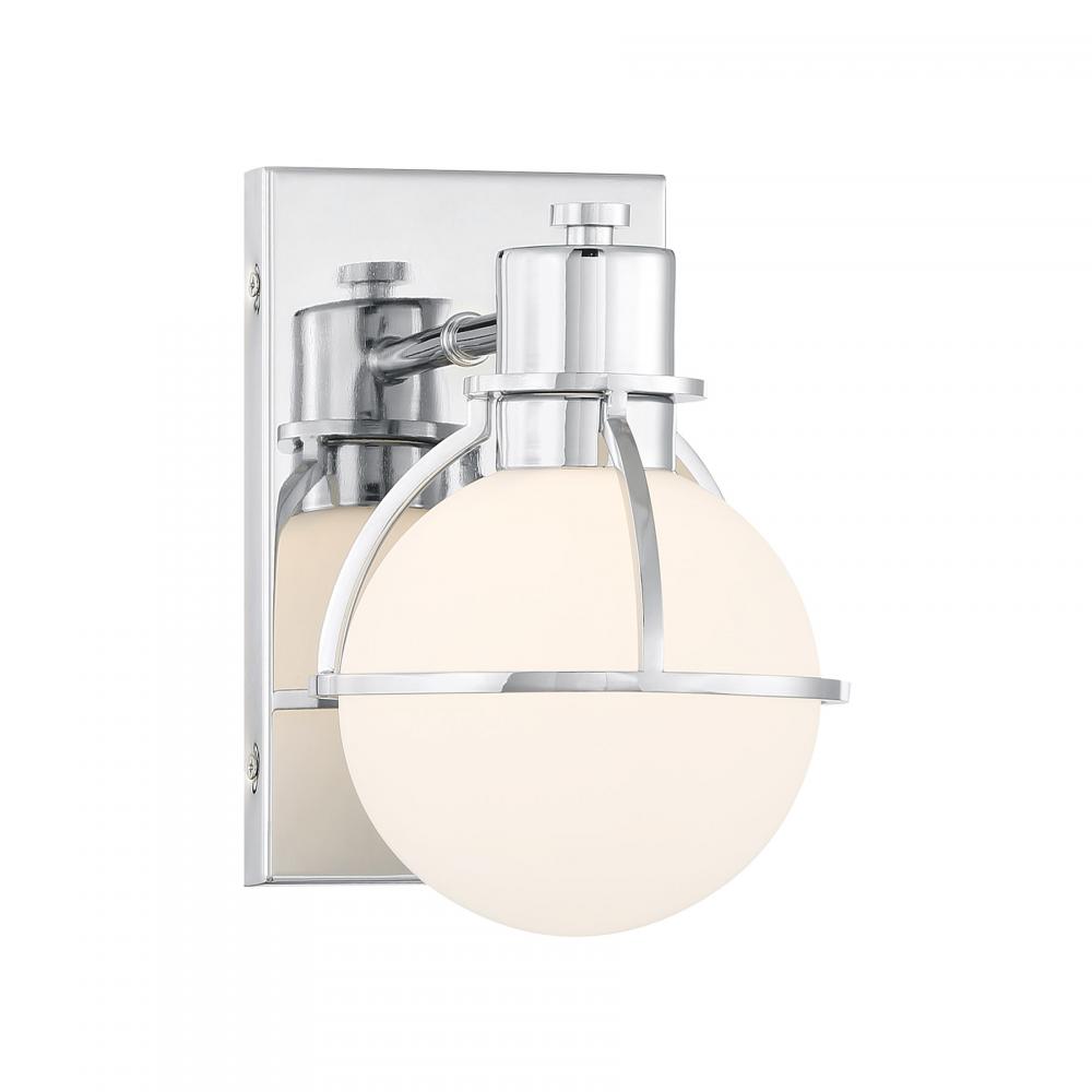 Pierce 1-Light Wall Sconce in Chrome