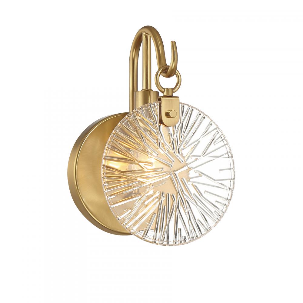 Addison 1-Light Wall Sconce in Warm Brass