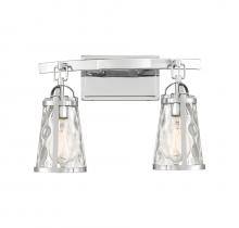 Savoy House 8-560-2-11 - Albany 2-Light Bathroom Vanity Light in Polished Chrome