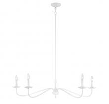 Savoy House M10085BQW - 5-Light Chandelier in Bisque White