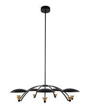 Kalco 513672BWB - Redding 7 Light LED Chandelier