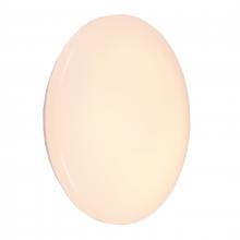 Worldwide Lighting Corp W23551W13 - Sunrise 18-Watt French White Finish Integrated LEd Circle Wall Sconce / Ceiling Light 13 in. Dia x 3