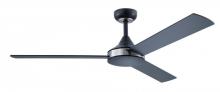 Eglo 235001-5223A - 52" PIERPORT c/fan, Black/Br.Nickel