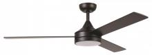 Eglo 235003-5202A - 52" PIERPORT LED c/fan, Black matt