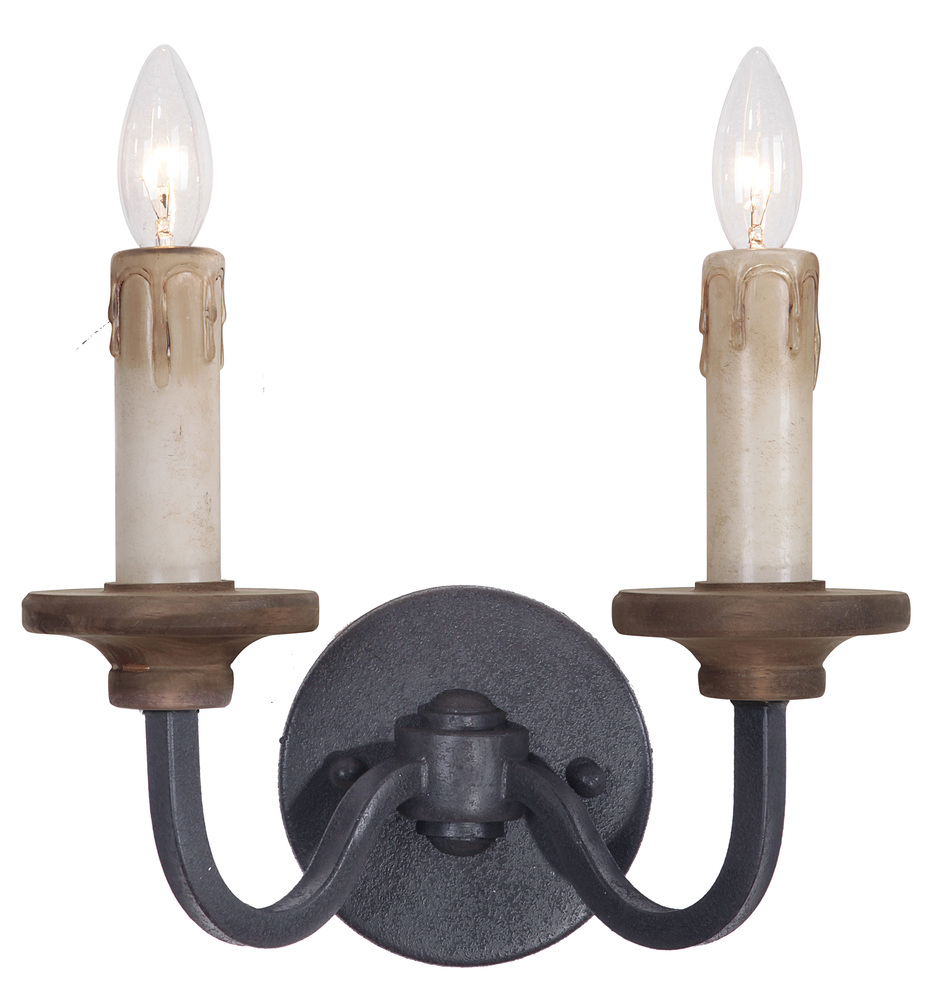 2 Light Wall Sconce