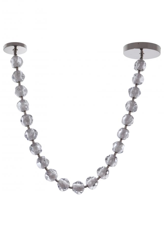 Jackie 21 Light LED Pendant in Polished Nickel