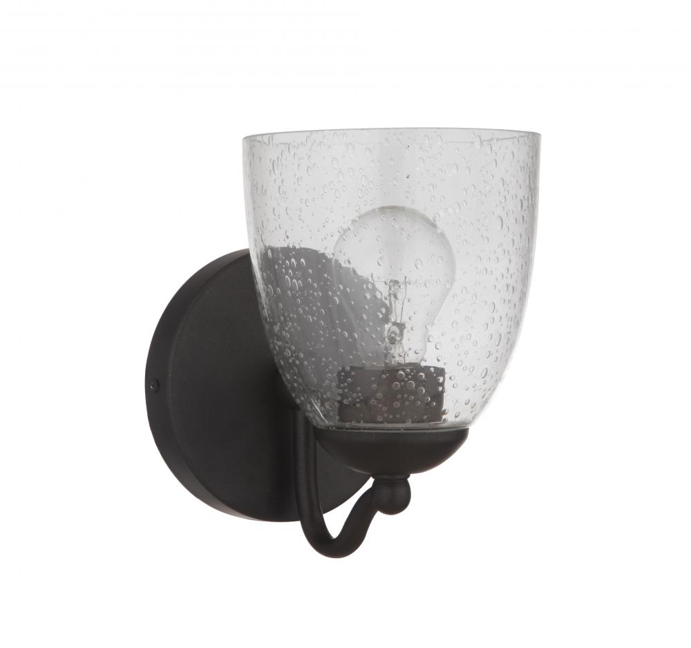 Hillridge 1 Light Wall Sconce in Espresso