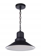 Craftmade ZA5411-MN - Singleton 1 Light 14" Outdoor Pendant in Midnight