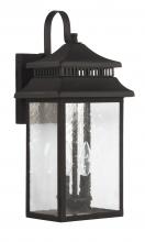 Craftmade ZA3114-DBG - Crossbend 2 Light Medium Outdoor Wall Lantern in Dark Bronze Gilded