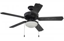 Craftmade END52MBK5PC1 - 52" Ceiling Fan w/Blades & LED Light Kit, Wet Rated