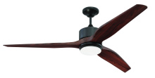 Craftmade MOB60OB3 - 60" Ceiling Fan w/Blades, LED Light Kit, Wet Rated