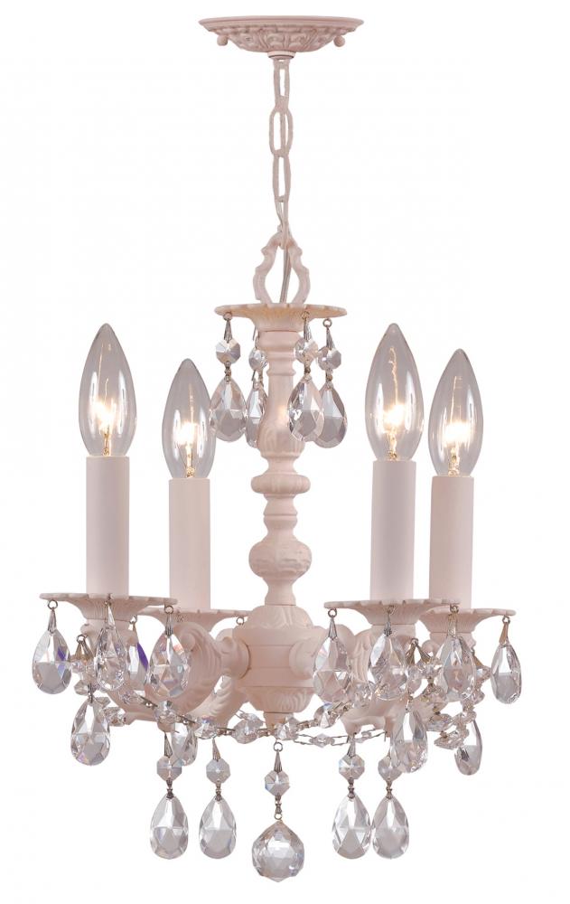 Crystorama Paris Market 4 Light Blush Mini Chandelier