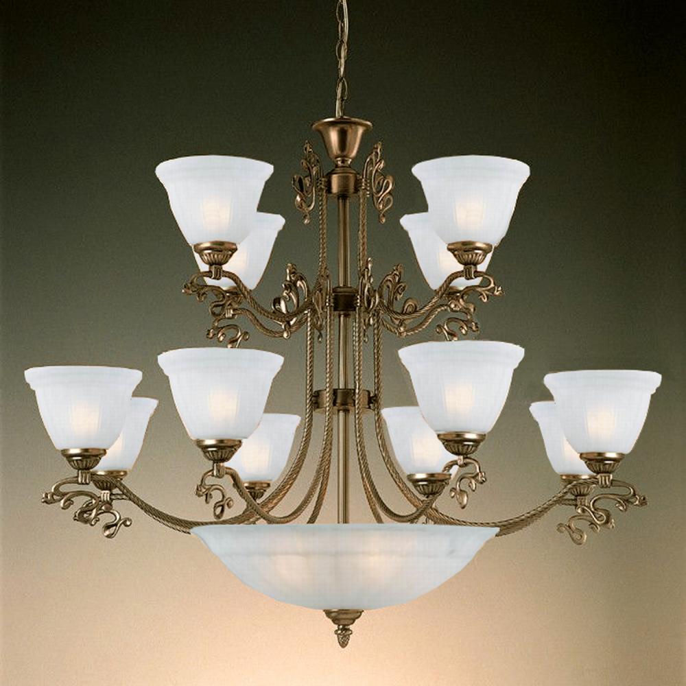 Charleston 12 Light Alabaster Chandelier