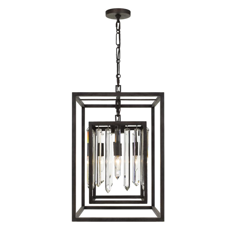 Hollis 4 Light Forged Bronze Mini Chandelier