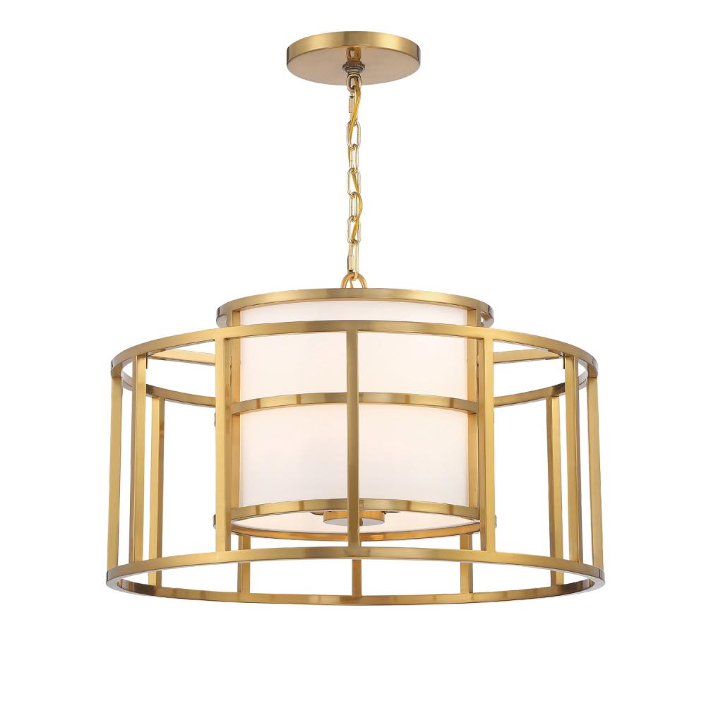 Brian Patrick Flynn Hulton 5 Light Luxe Gold Chandelier