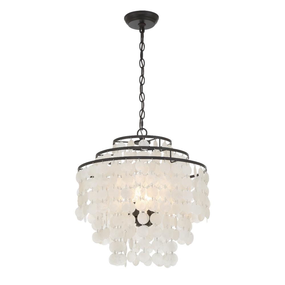 Brielle 4 Light Dark Bronze Chandelier