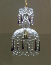 Crystorama 4501-PB-PURPLE - Hanging Crystal W8 H16 1-60W