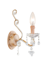 Crystorama 4521-CM-CLEAR - Crystorama Paris Market 1 Light Champagne Sconce II