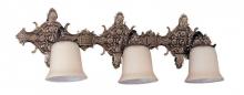 Crystorama 473-AB - Crystorama 3 Light Antique Brass Bathroom-Vanity Light