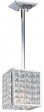 Crystorama 910-CH-CL-MWP - Chelsea 1 Light Crystal Chrome Pendant