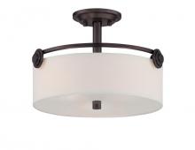 Designers Fountain 87111-OEB - Gramercy Park 16" 3-Light Semi-Flush