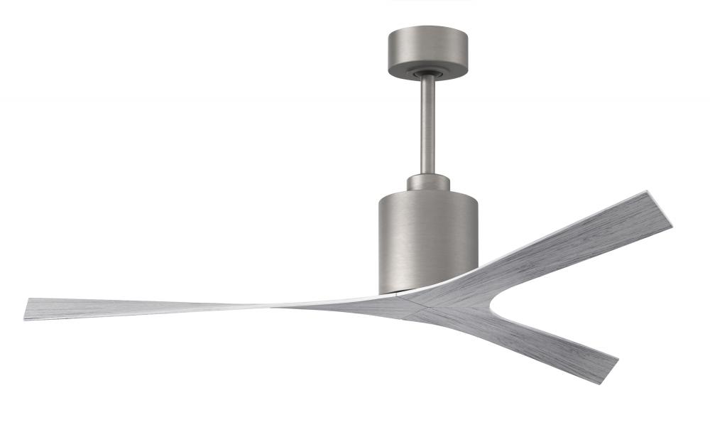 Molly modern ceiling fan in Matte Black finish with all-weather 56” ABS blades. Optimized for da