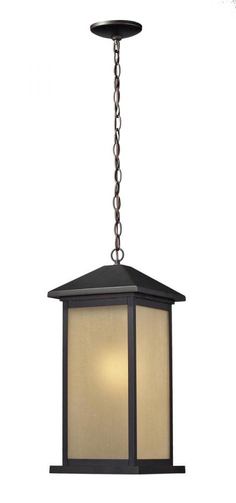 1 Light Outdoor Chain Mount Ceiling Fixture