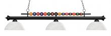 Z-Lite 170MB-DWL14 - 3 Light Billiard