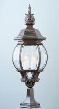 Trans Globe 4072 BK - Francisco 30" Postmount Lantern