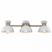 Trans Globe 71853 WH-AG - Vanity Lighting White/Antique Gold