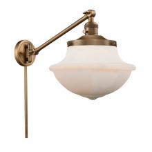  237-BB-G541 - Oxford - 1 Light - 12 inch - Brushed Brass - Swing Arm