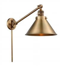  237-BB-M10-BB - Briarcliff - 1 Light - 10 inch - Brushed Brass - Swing Arm