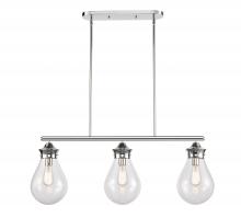 Innovations Lighting 414-3I-PC-G4142-8 - Genesis - 3 Light - 39 inch - Polished Chrome - Cord hung - Island Light