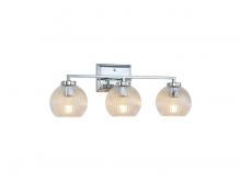 Golden 3094-BA3 CH-RIB - Elliott - 3 Light Bath Vanity