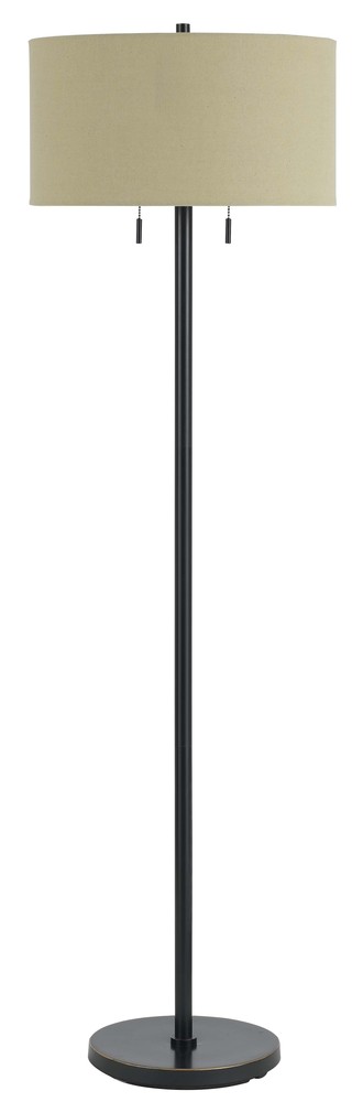 60W X 2 Calais Metal Floor Lamp