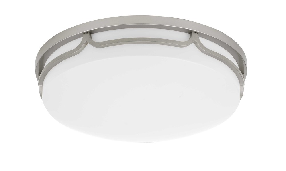 integrated LED 25W, 2000 Lumen, 80 CRI, Dimmable Ceiling Flush Mount With Acrylic Diffuser