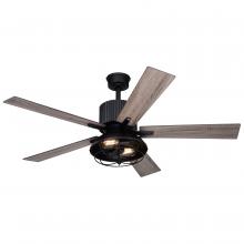 Vaxcel International F0110 - Elkhart 52-in. 2 Light LED Ceiling Fan Black