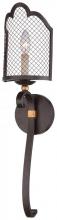 Minka Metropolitan N7100-258B - Cortona - 1 Light Wall Sconce - Jessica McClintock Home- The Romance Collection™