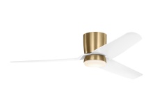 Visual Comfort & Co. Fan Collection 3CGHR56SBD - Colgin 56 Hugger LED - Satin Brass
