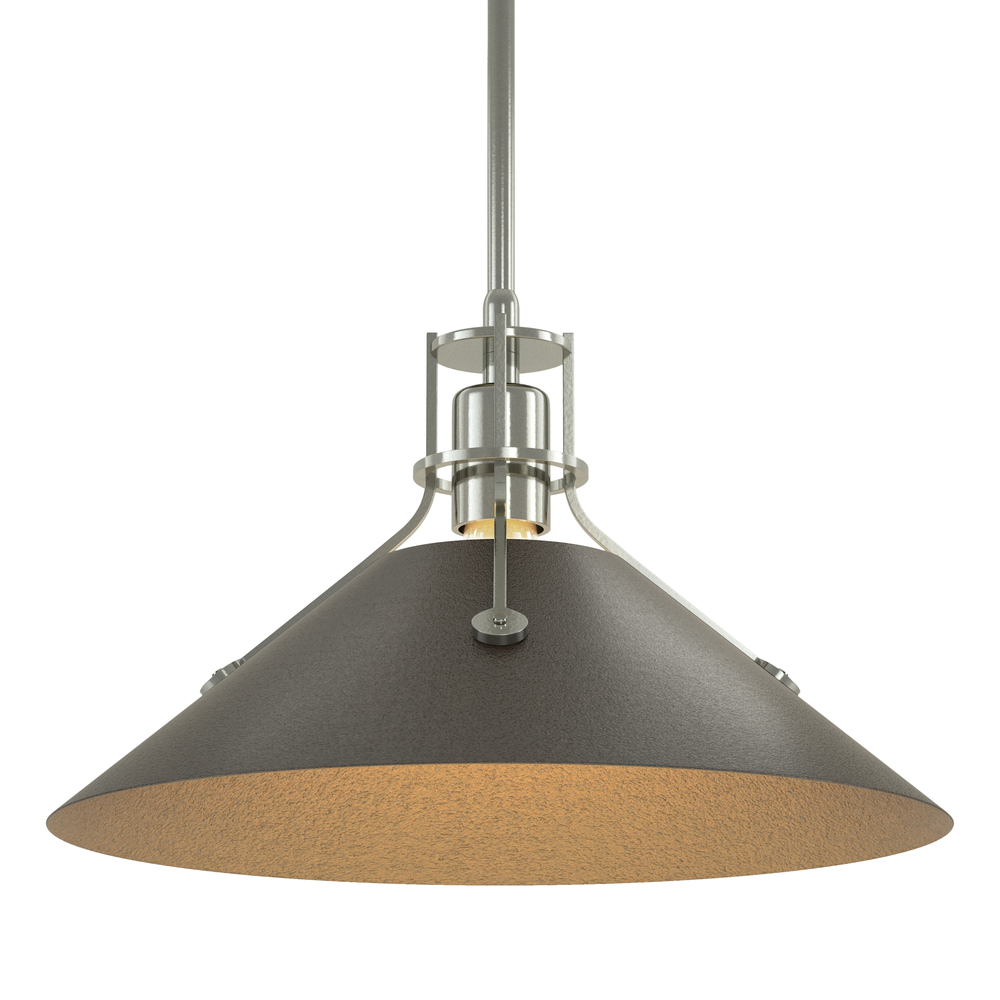 Henry Medium Steel Shade Pendant