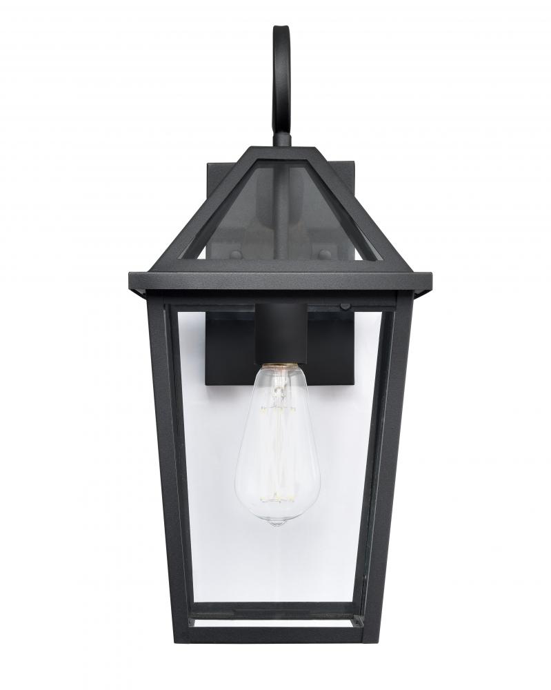 Eston 1-Light Outdoor Wall Sconce Textured Black