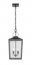 Millennium 42655-PBK - Devens 2-Light Outdoor Hanging Lantern Powder Coated Black