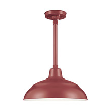 Millennium RWHS17-SR - R Series 1-Light Warehouse Shade Satin Red