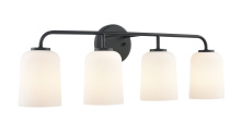 Millennium 214104-MB - Laphia 28" Wide 4-Light Vanity - Matte Black