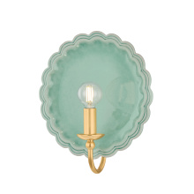Mitzi by Hudson Valley Lighting H1140101-AGB/CMC - Paulette Wall Sconce